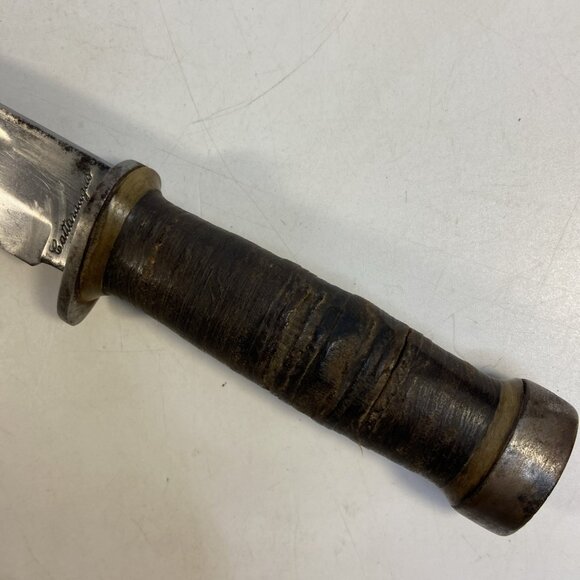 Vintage WWII Cattaraugus 225Q Quartermaster Fighting Knife Original With Sheath - Picture 6 of 13